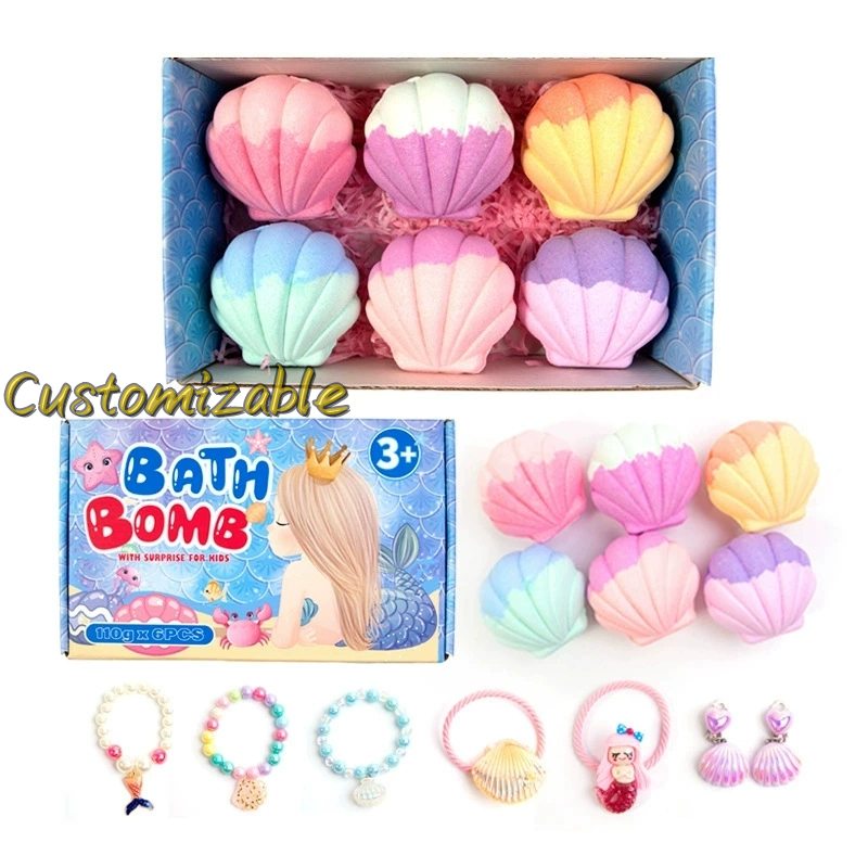 Oem Wholesale Mini Organic Fruit Customizable Series For Home Spa Use Shell Contains Toys Relaxation Stress Relief Bath Bombs