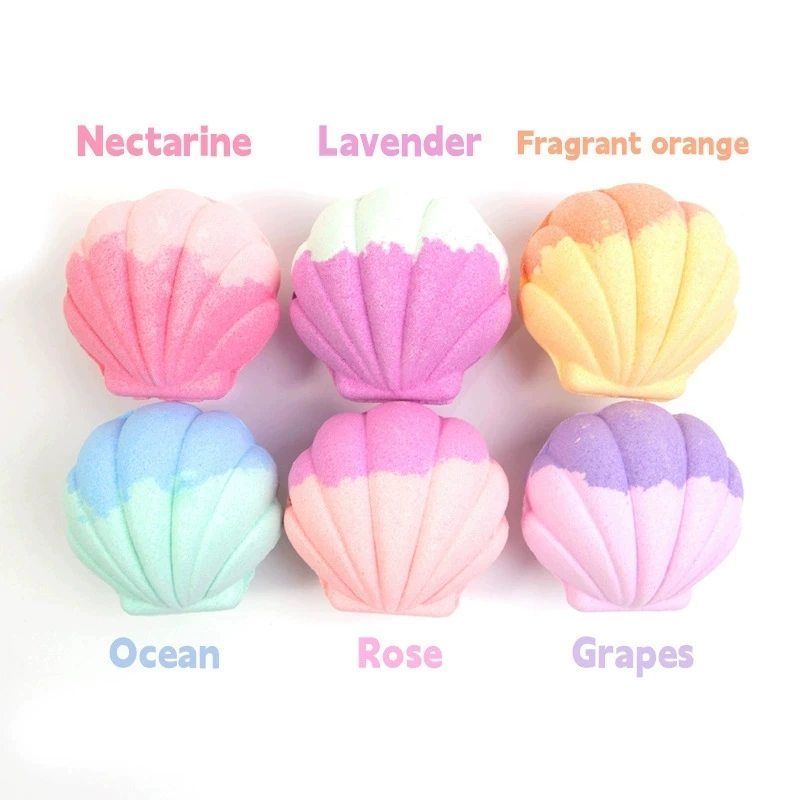 Oem Wholesale Mini Organic Fruit Customizable Series For Home Spa Use Shell Contains Toys Relaxation Stress Relief Bath Bombs