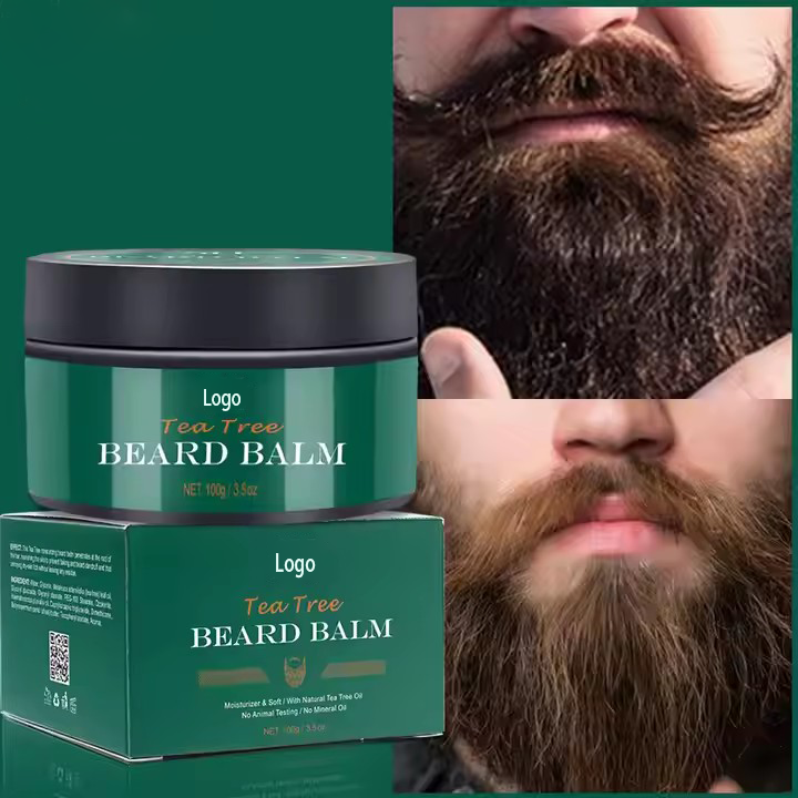 Custom Logo Eco-friendly,Plant-based Vegan Men's Beard Maintenance Kit For Men's Beard Daily Facial Hair Care