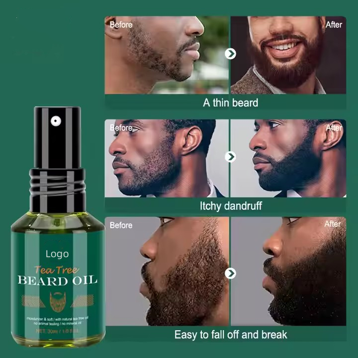 Custom Logo Eco-friendly,Plant-based Vegan Men's Beard Maintenance Kit For Men's Beard Daily Facial Hair Care
