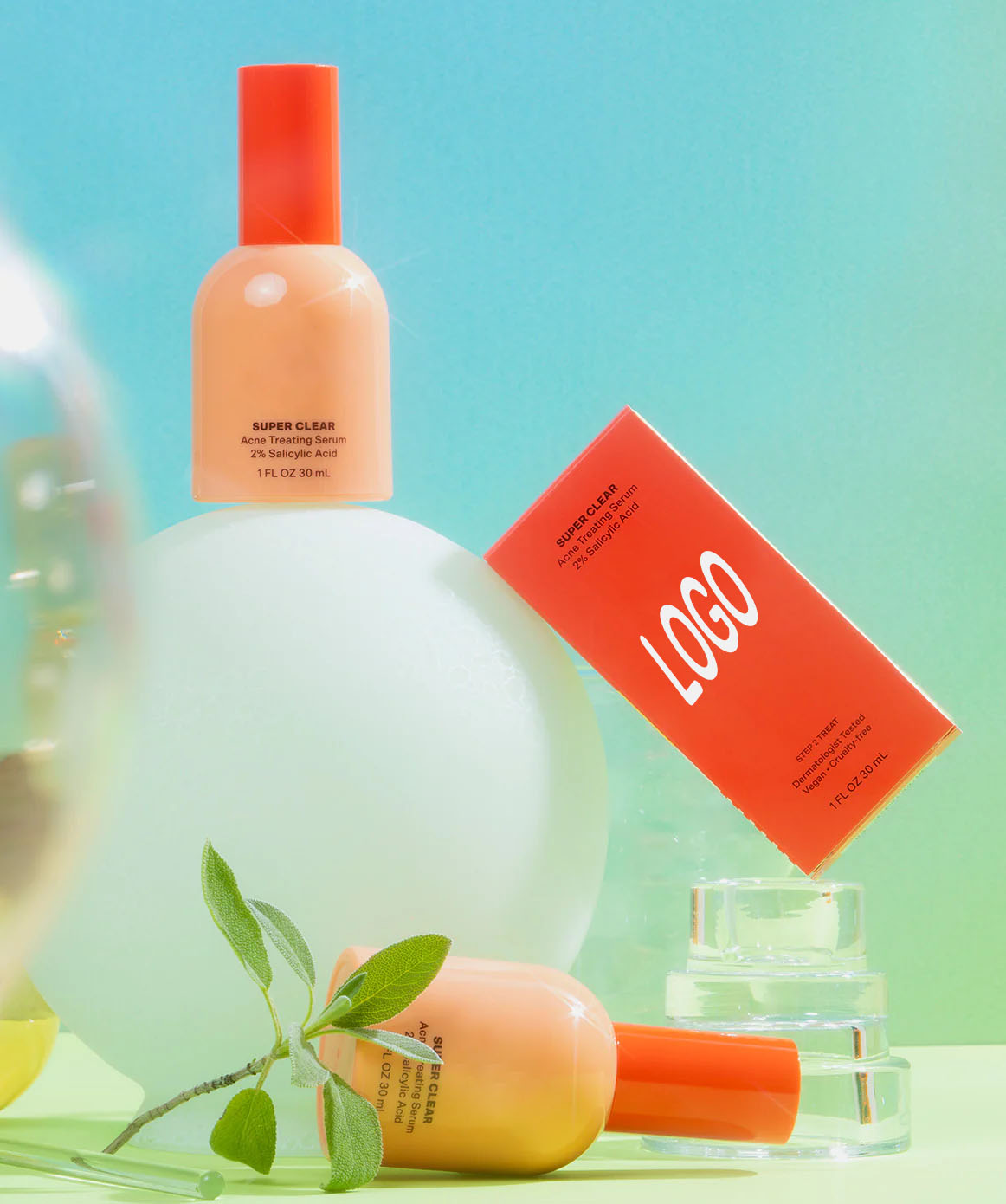 Oem/odm Organic Anti-aging Face Serum Private Label Vitamin C Salicylate Acne Removal Elixir Liquid Form Skincare