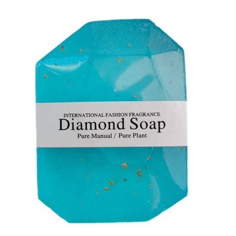 Wholesale Private Label Gentle Skin-friendly Customized Diamond Petal Essential Oil Handmade With Unique Floral Design Bath Soap
