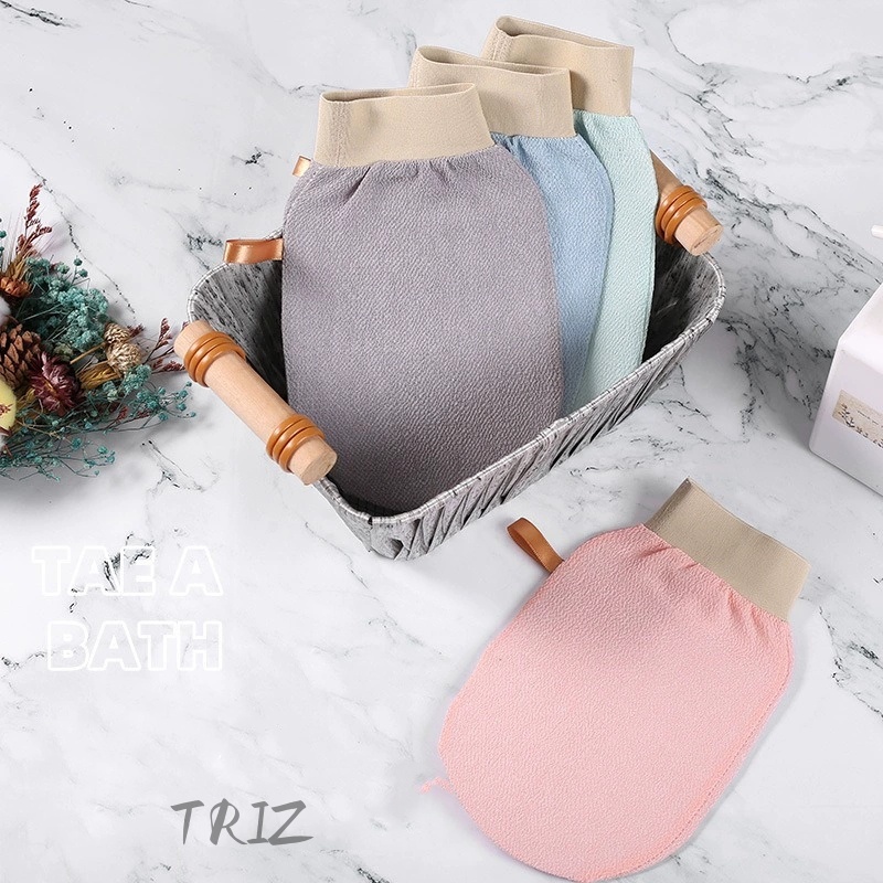Customizable Organic Face Mitt Elegant Wholesale Soft Face Cleansing Gloves Exfoliating Glove
