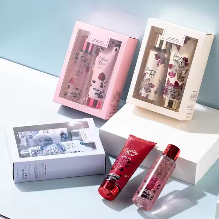 Oem/odm Private Label Luxurious Victoria Perfume And Body Lotion Set Lasting Body Mist Stylish Newest Design Perfume Gift Set