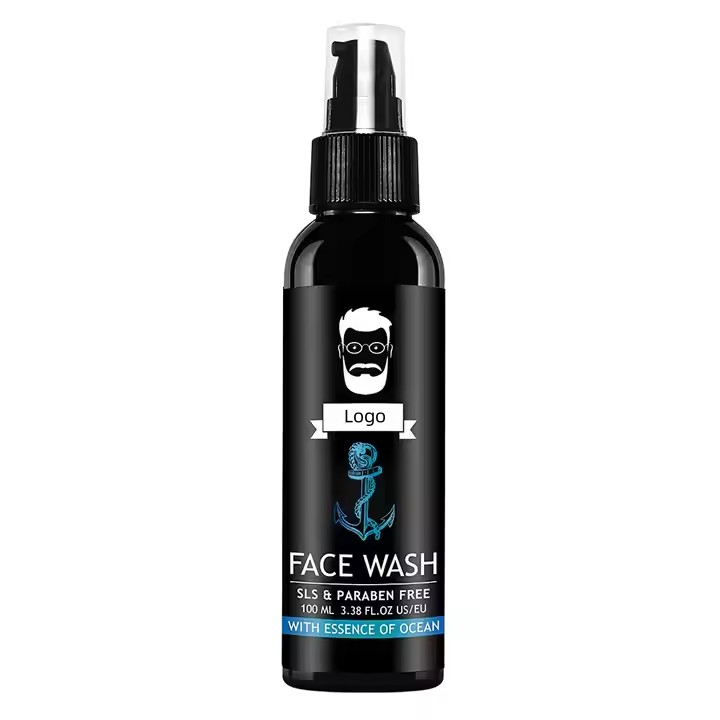 Oem/odm Private Customize Label 100% Natural Men's Natural Facial Cleanser Is Suitable For Men's Own Brand Facial Cleansers