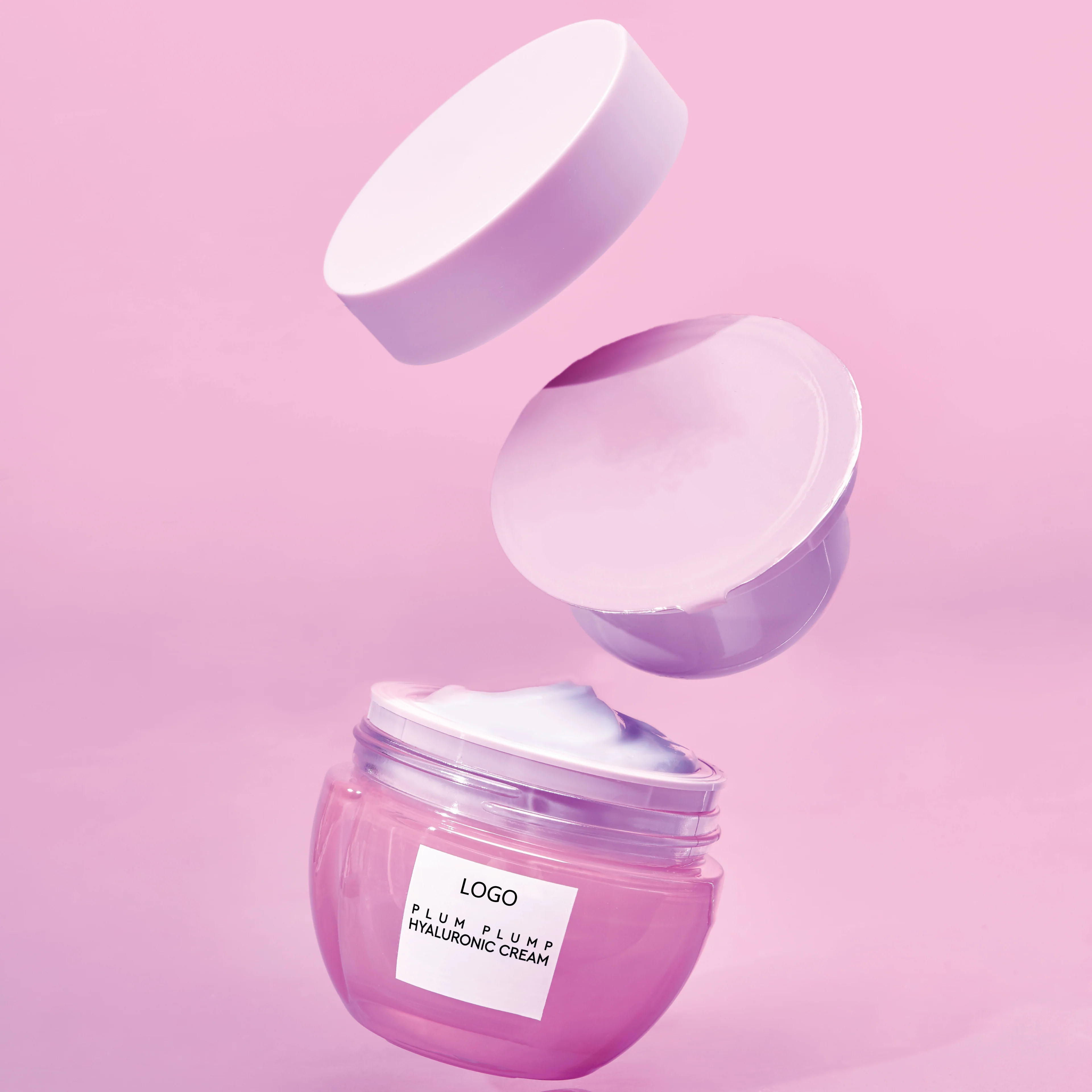 Private Label Anti Wrinkles Hydrating Plum Plump Hyaluronic Acid Face Glow Cream Moisturizing Gel Face Daily Face Moisturizer