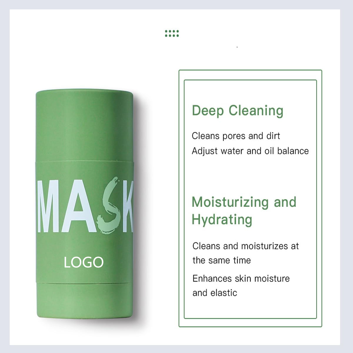 New Private Label Hot Sale Organic Deep Cleaning Moisturizing Clay Tea Mud Facial Clean Facial Deep Cleaning Face Mud Mask