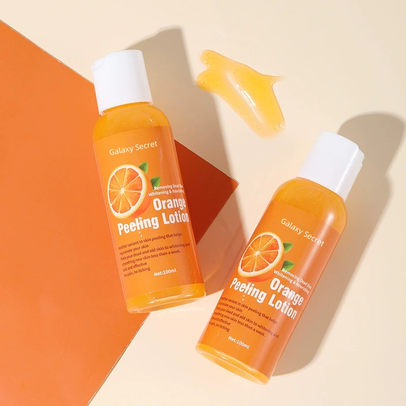 Orange Peel Body Lotion With Whitening Features Cream Form Vitamin C Oem Supply Mild Exfoliating Gel Peel Body Lotion
