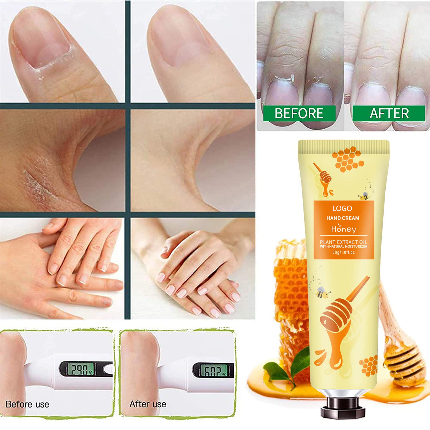 Pravel Label Custom Logo Oem Travel Size Hand Repair Care Dry Skin Care Whitening Moisturizing Sheet Butter Skin Care Hand Cream
