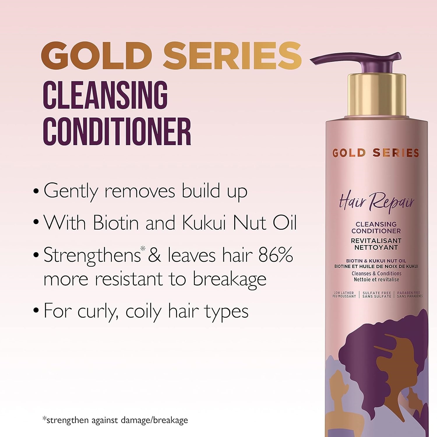 Oem Hair Mask,Anti-breakage Combing Creme,Overnight Repair Serum,And Cleansing Conditioner,With Biotin & Kukui Nut Hair Kit