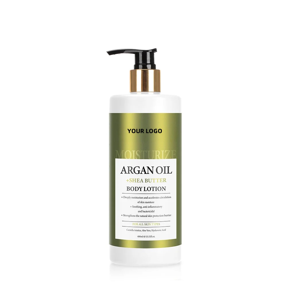 Oem Private Label Cherry Blossom Body Lotion Long Lasting Fragrance Infused Argan Oil Shea Butter Centella Hyaluronic Acid