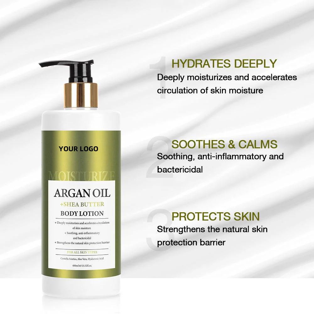 Oem Private Label Cherry Blossom Body Lotion Long Lasting Fragrance Infused Argan Oil Shea Butter Centella Hyaluronic Acid