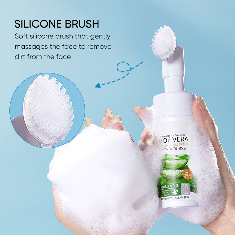Foaming Face Wash Private Label Turmeric Vitamin C Cleans Wash Whitening Turmeric Face Wash Aloe Vera Foaming Facial Cleanser