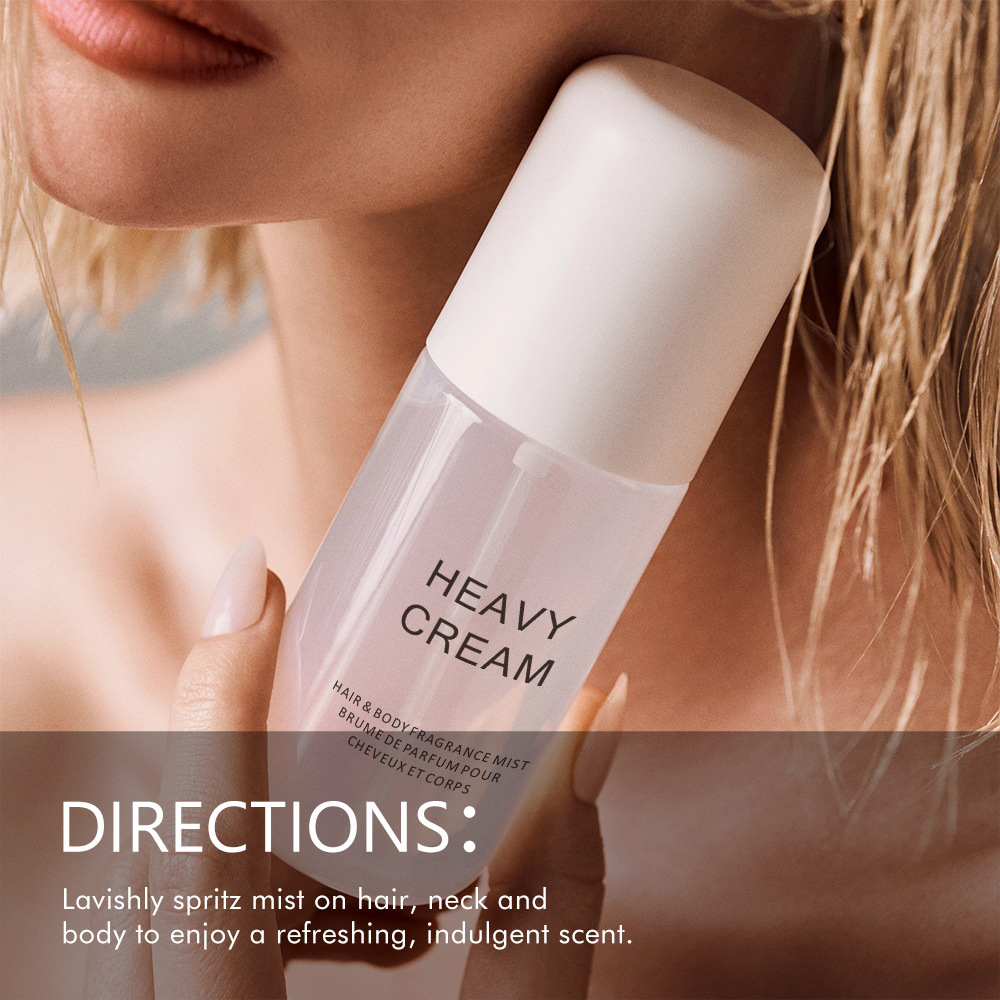 Hot Selling Oem/odm Hair&body Fragrance Mist Long-lasting Fragrance Hair Body Perfume Spray Heavy Cream Scented Luxury Body Mist