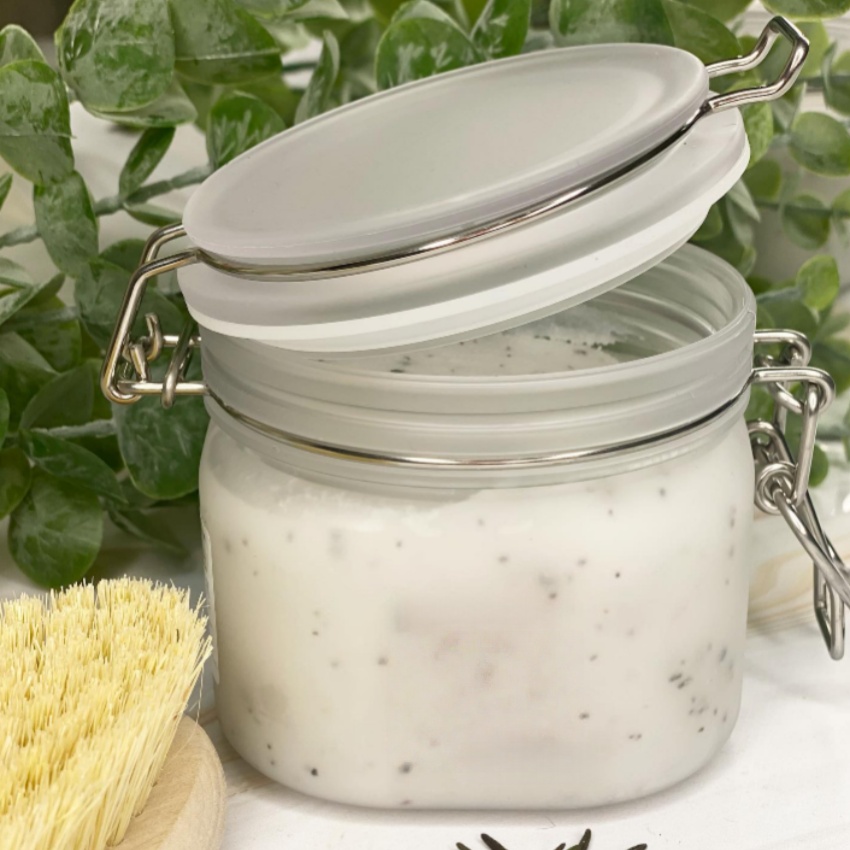 Natural Spa Body Scrub Oem Herbal Mineral Exfoliator Shea Sugar Salt Private Label Collagen Body Scrubs Manufacturer Factory