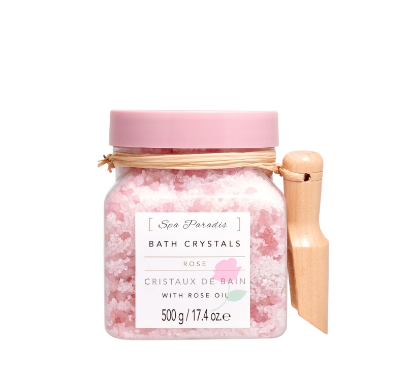 Galaxy Secrect Manufacturer Oem Rose Oil Infused Crystal Himalayan Pink Salt Relaxing Nourishing Bath Salts Sleep Easy Soaking