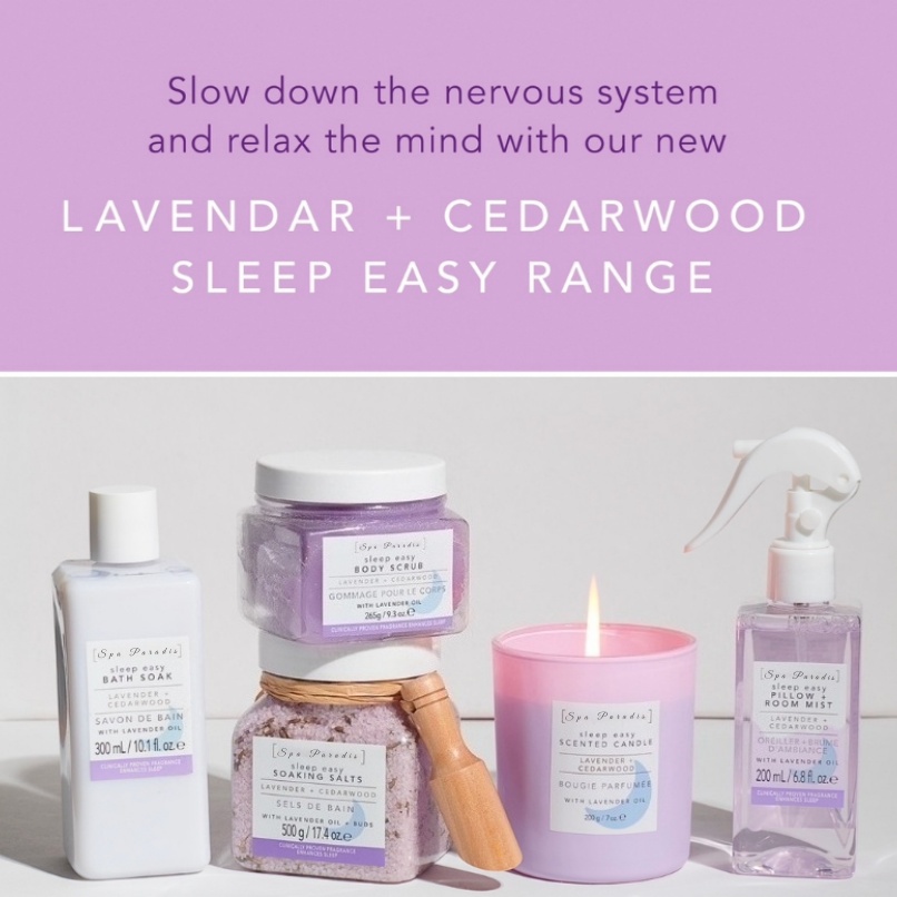 Galaxy Secrect Luxury Lavender Aromatherapy Bath Set For Adults-gift Box Includes Soothing Relaxing Sleep Easy Lavender Oil Set