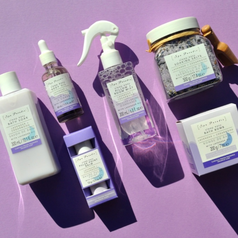 Galaxy Secrect Luxury Lavender Aromatherapy Bath Set For Adults-gift Box Includes Soothing Relaxing Sleep Easy Lavender Oil Set