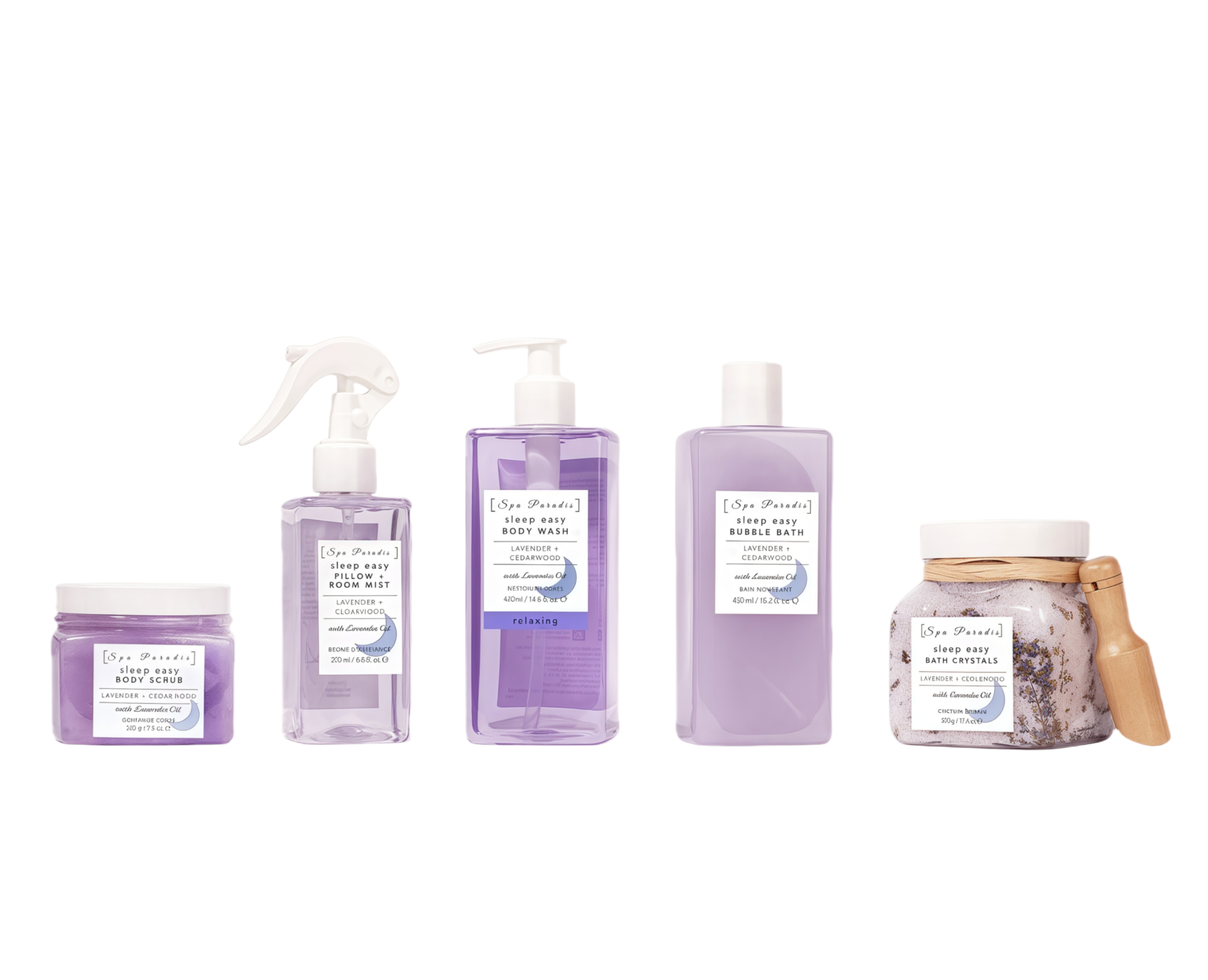 Galaxy Secrect Luxury Lavender Aromatherapy Bath Set For Adults-gift Box Includes Soothing Relaxing Sleep Easy Lavender Oil Set