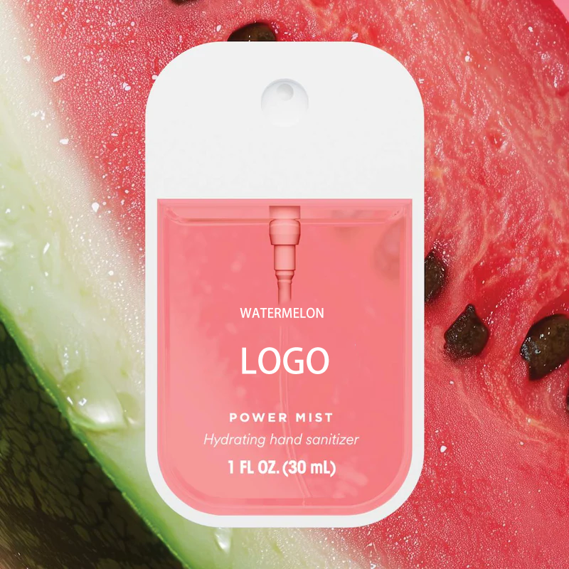 Customized Brand Logo Touch Hand Fragrance Clean Hand Wash Liquid Mist Multi-flavor Customize Scented Hand Clean Mist Spray