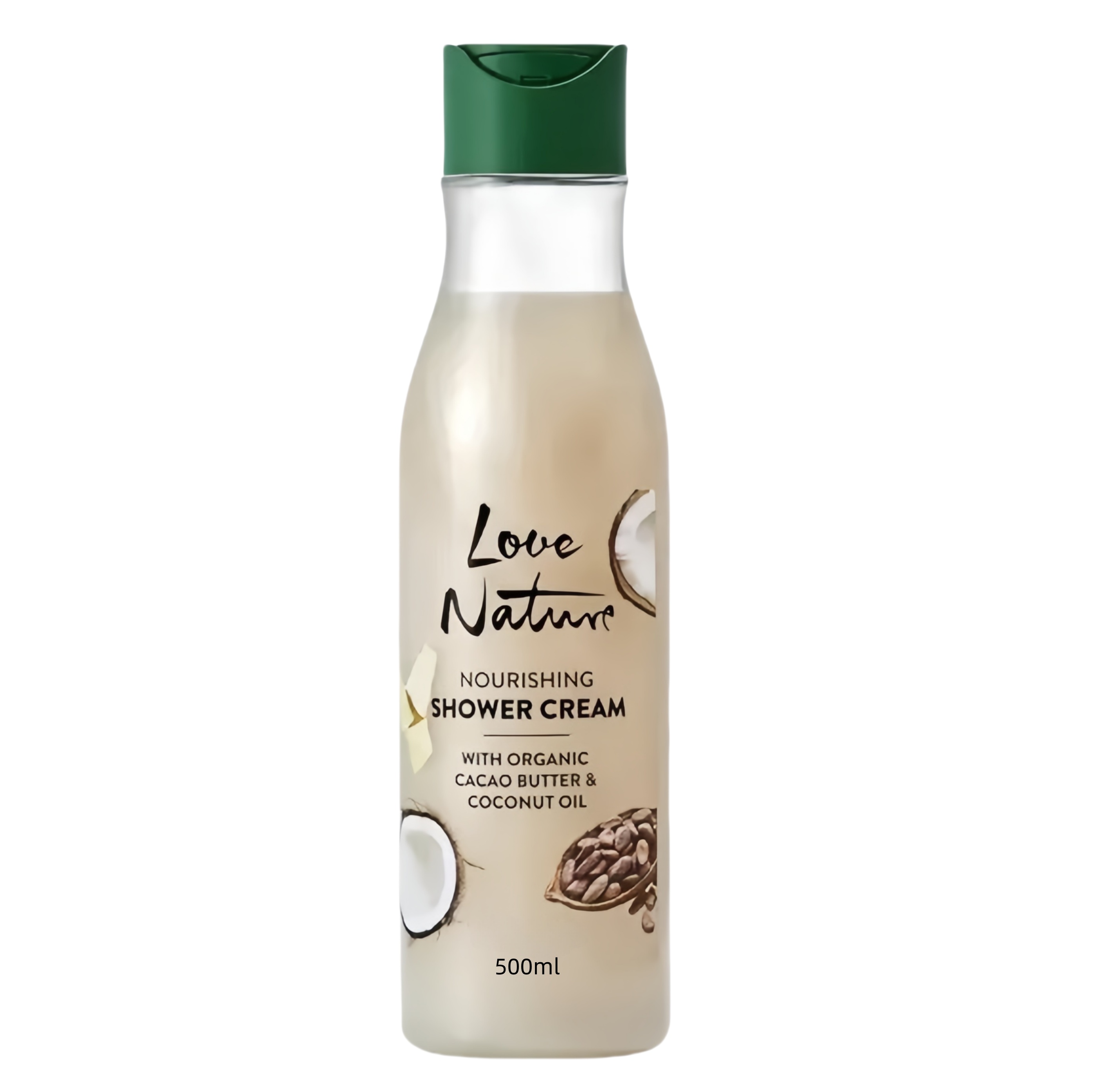 Private Label Moisturizing Whitening Exfoliating Herbal Coconut Oil Cacao Rooibos Floral 500/250ml Liquid Body Wash Shower Gel