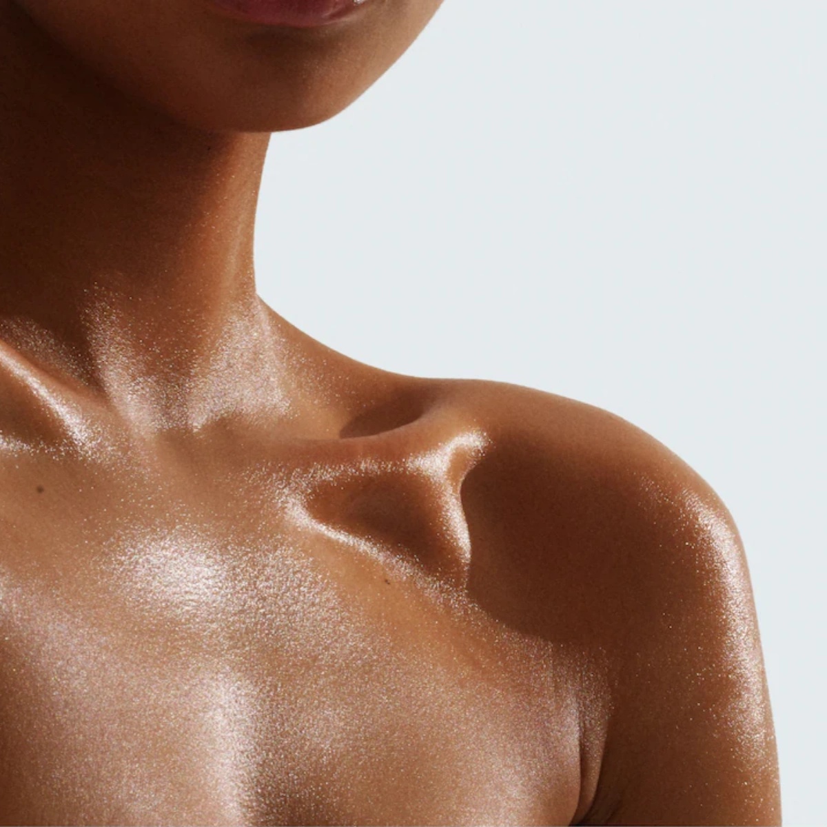 Custom Private Label Brown Shiny Glow Collection Nourishing Brightening Deep Moisturizing Body Shimmer Oil Body Tanning Oil