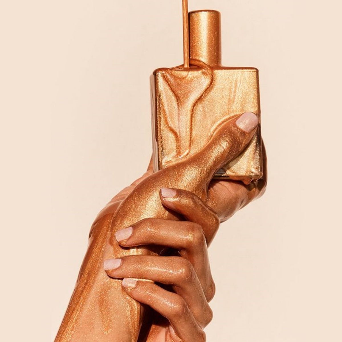 Oem Brown Shiny Glow Collection Body Shimmer Oil Nourishing Brightening Deep Moisturizing For Tanning