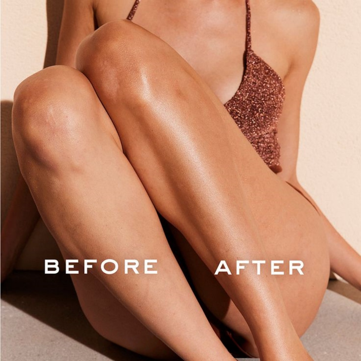Oem Brown Shiny Glow Collection Body Shimmer Oil Nourishing Brightening Deep Moisturizing For Tanning