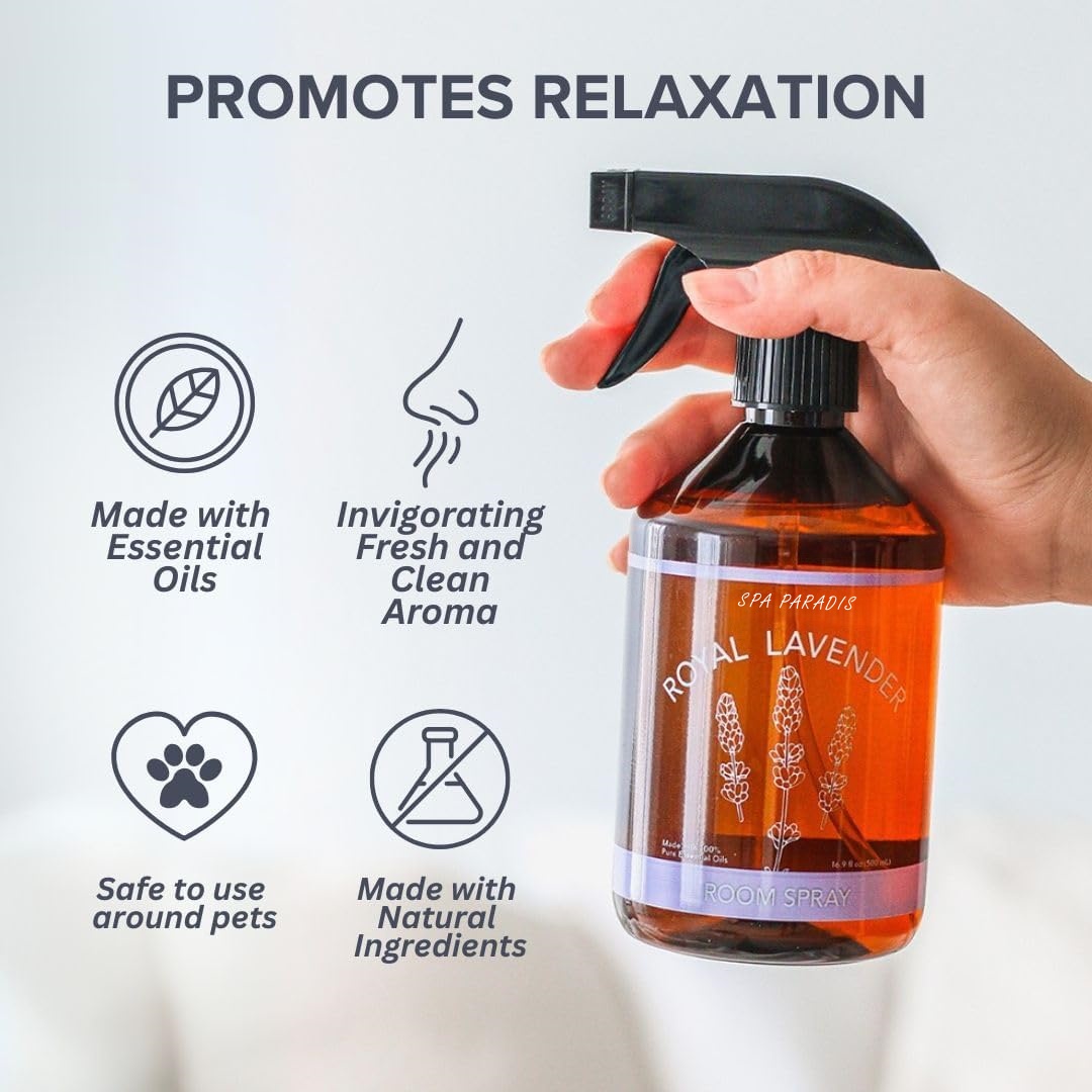 Oem Eco-friendly Natural Aromatherapy Peaceful Quiet Room Mist Pillow & Sleep Spray Royal Lavender Essential Oil Air Freshener