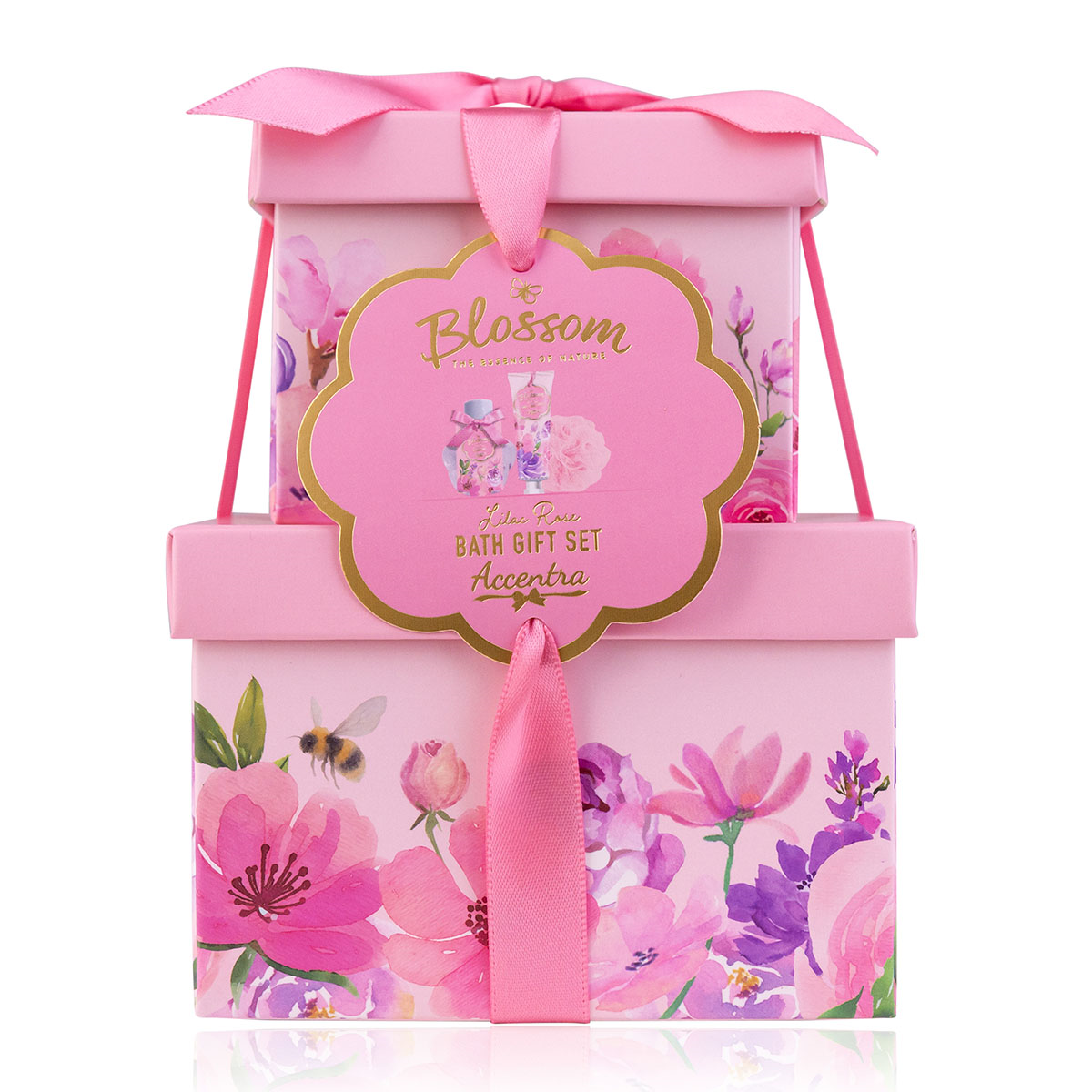 Oem Blossom Skin Care Bath Gift Set In Decorative Gift Box,Perfect For Wedding Gift,Valentine's Day,Spring And Summer Gifts