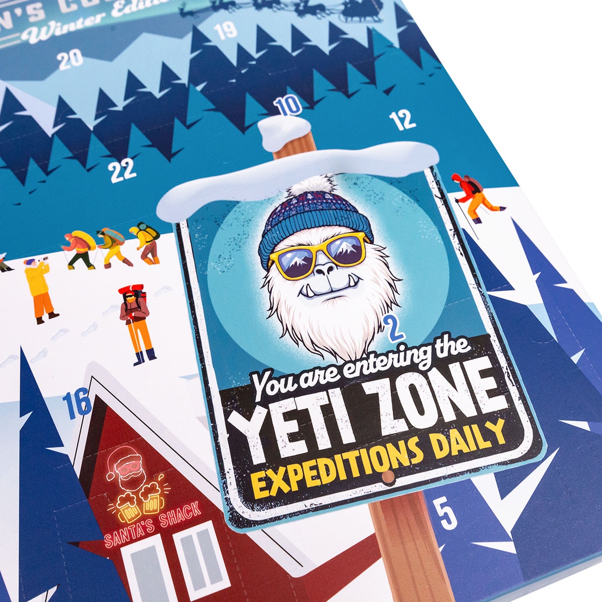 Oem Wholesale Happy Holidays Advent Calendar For Men With 24 Hand Cream Bath & Body Care Gifts Best Gift For Men