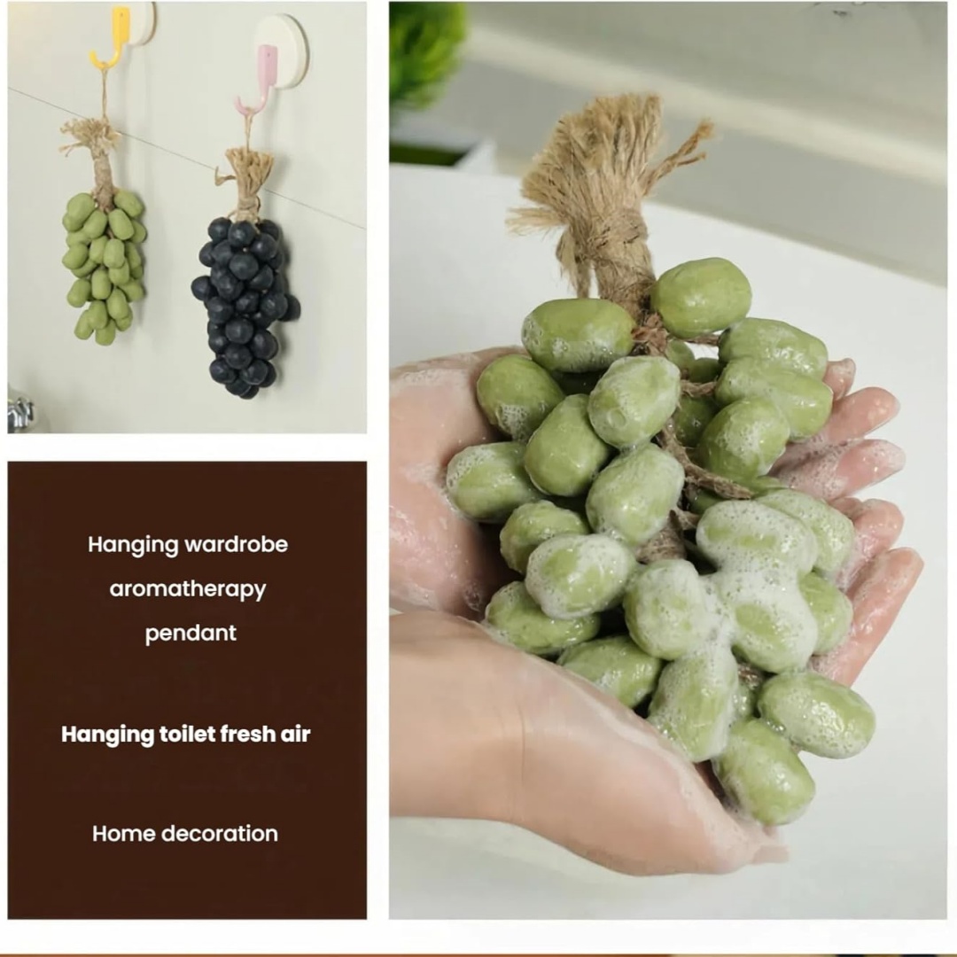 Custom Private Label Diy Grape Soap With Shea Butter & Essential Oils Whitening Hand & Body Soap Air Freshener Decor