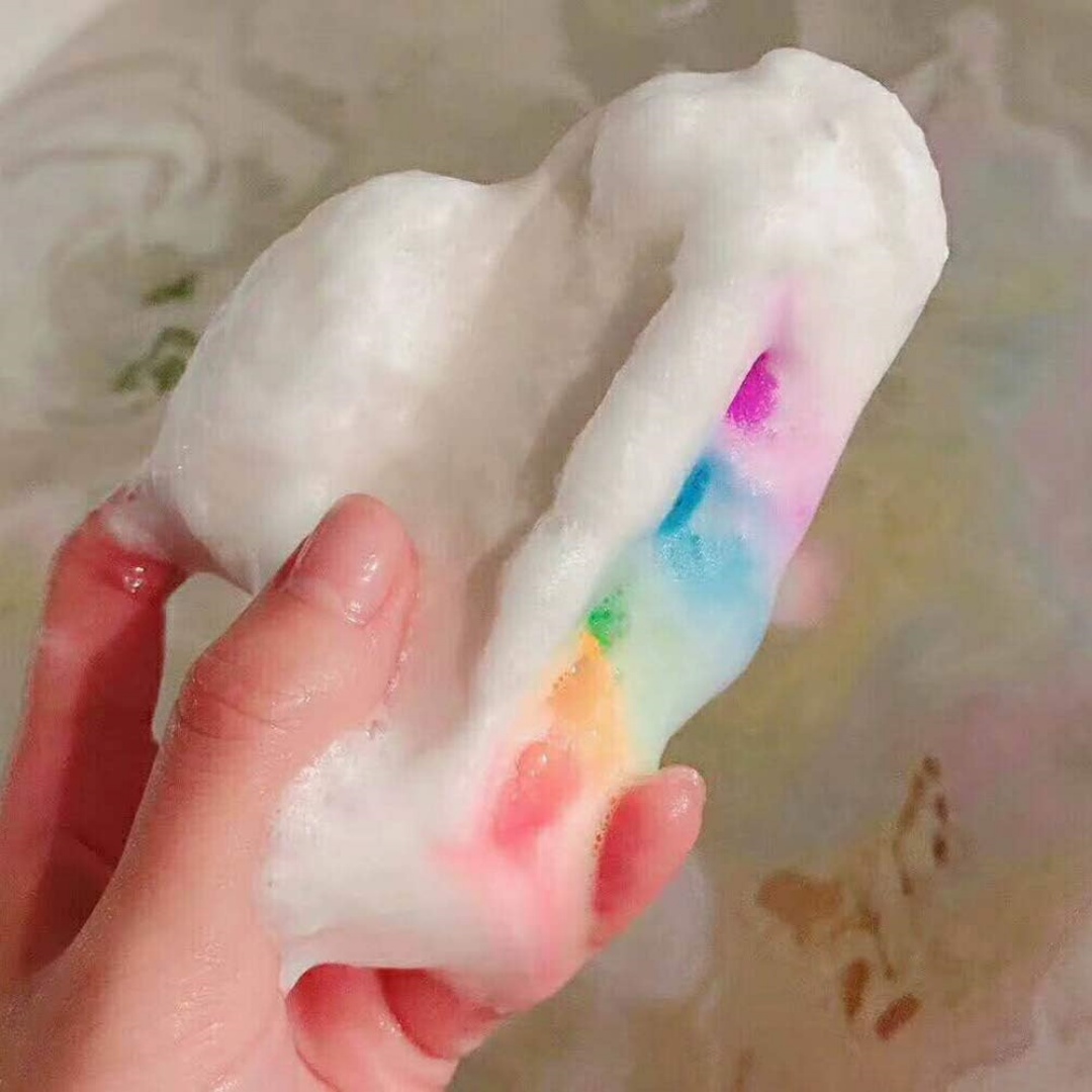 Wholesale Custom Organic Vegan Relax Best Natural Bubble Luxury Private Label 150g Fizzy Kid White Rainbow Bath Bomb Lavender