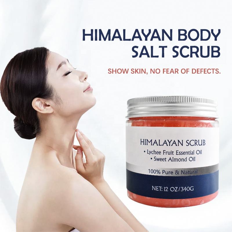 Organic Essential Oils Bath Body Scrub Whitening Exfoliating Moisturizing Deep Cleansing Epsom Salt Coffee Eco-friendly