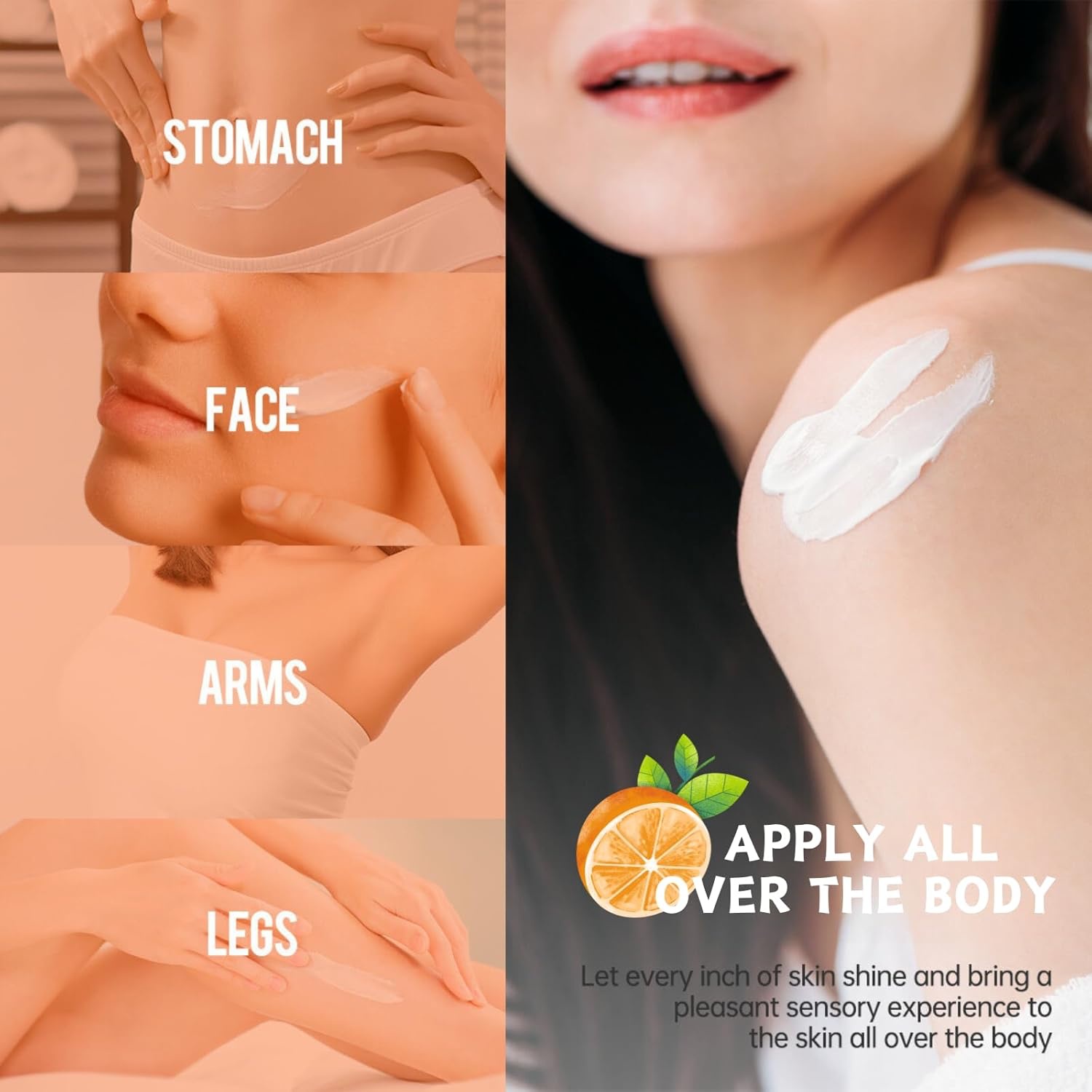 Private Label Body Moisturiser With Coconut Oil And Vitamin E,Vitamin C Dry Skin Body Skin Care Smooth Skin Body Cream