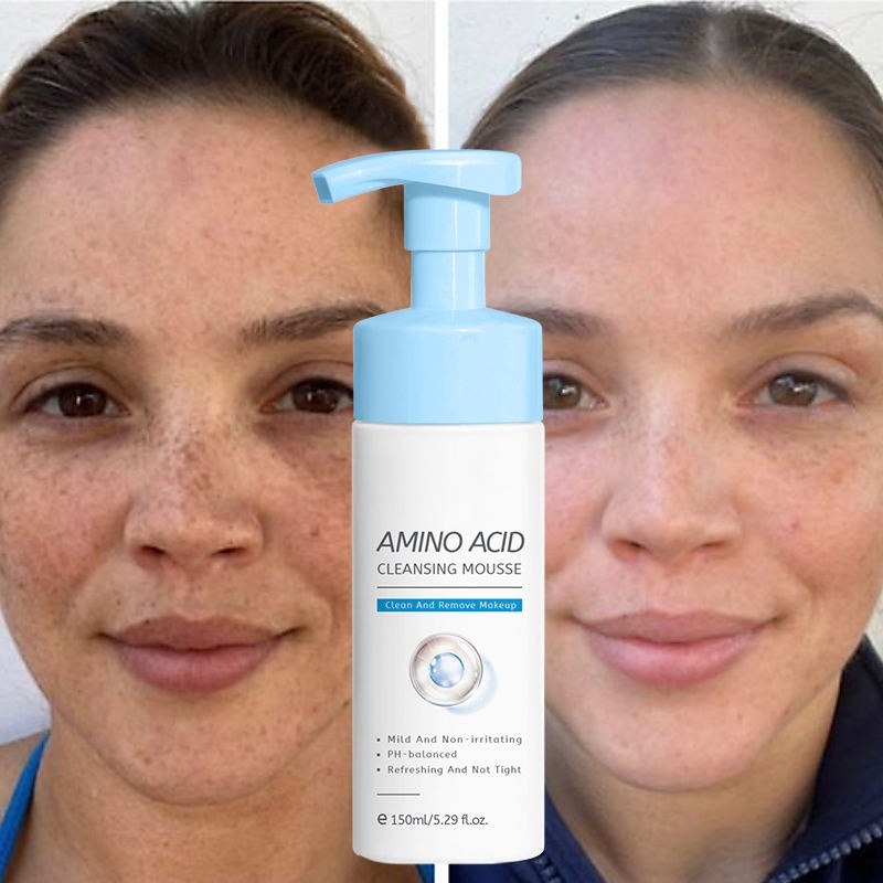 Oem Hydrating Rice Cleansing Foam With Hyaluronic Acid Vitamin C Green Tea Pearl For Lightening For Facial Use