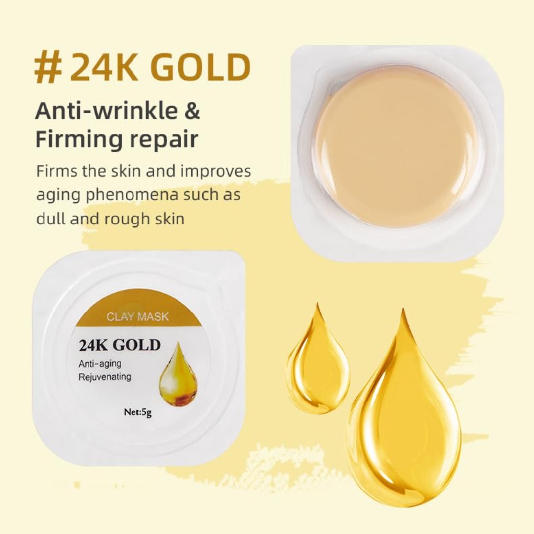Organic Clay Mask Kit For Acne Skin Private Label Turmeric Green Tea Pink Rose Face Mud Clay Mask Vegan Hyaluronic Acid Travel