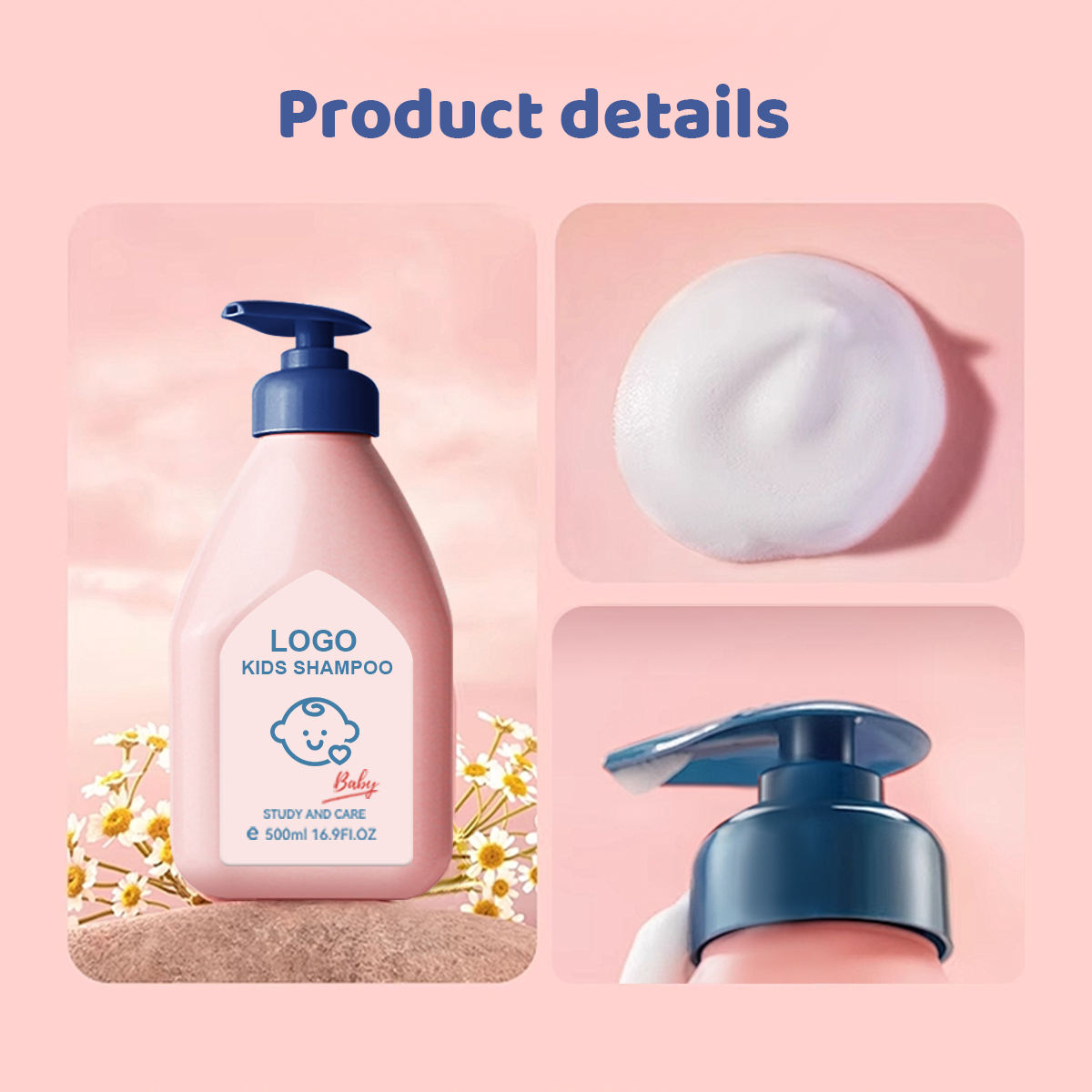 Children's Herbal Essence Amino Acid Untwist Non Toxic Ingredients Clean,Mild And Sensitive Skin Chamomile Shampoo