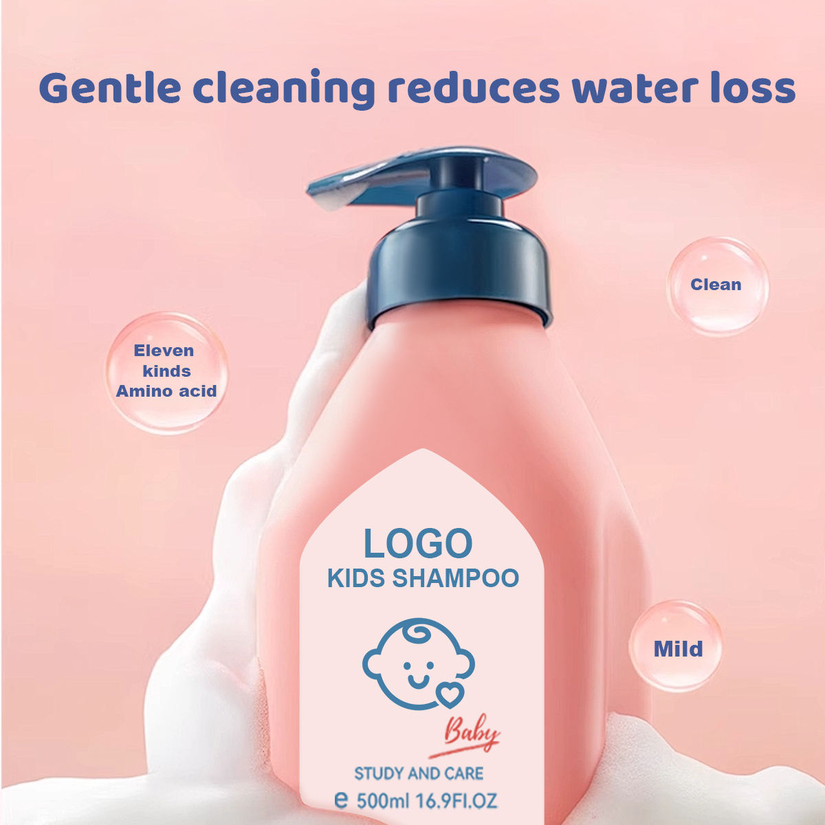 Children's Herbal Essence Amino Acid Untwist Non Toxic Ingredients Clean,Mild And Sensitive Skin Chamomile Shampoo