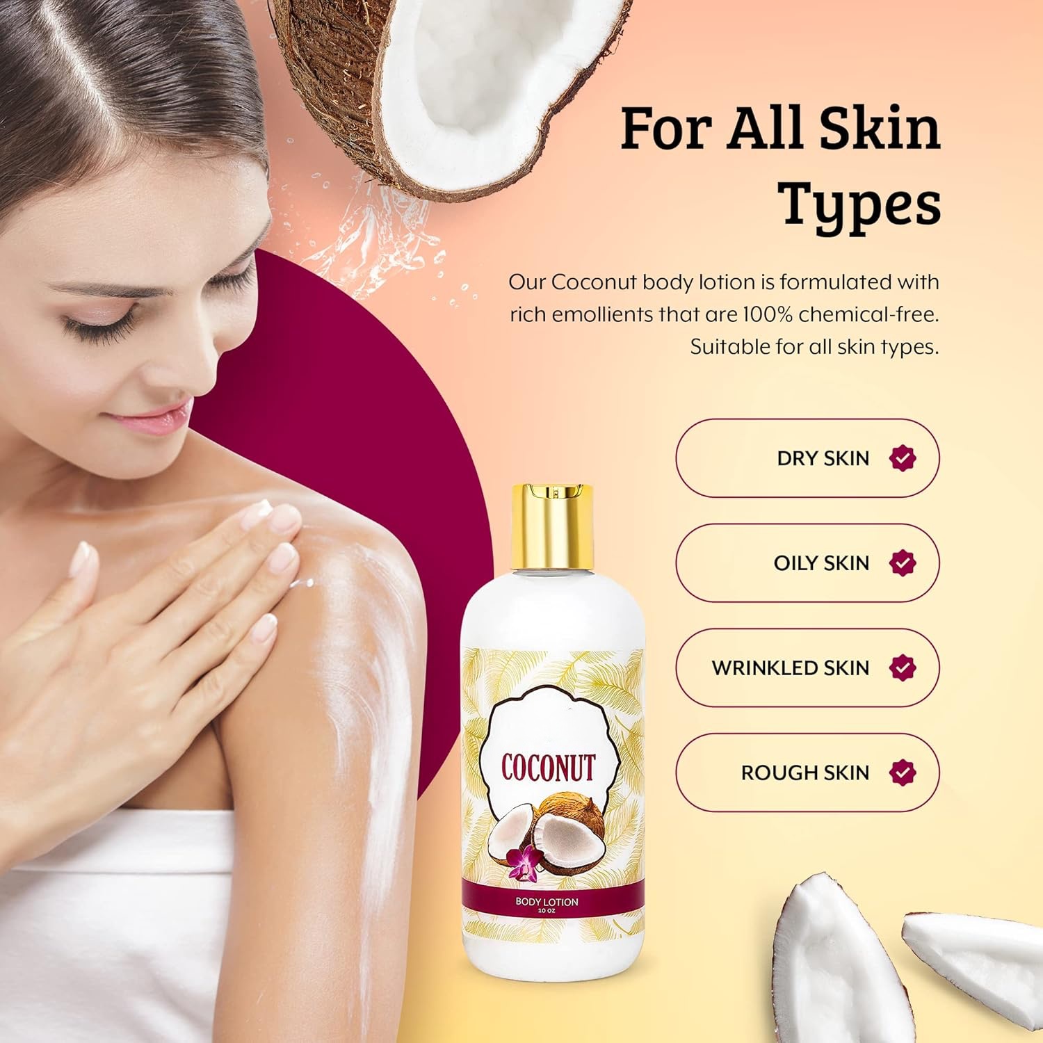 Oem Private Label Home Spa Gift 10oz Deep Moisturizing Fragrance Body Lotion & 8 Oz. Fine Fragrance Body Mist Set Luxury Self