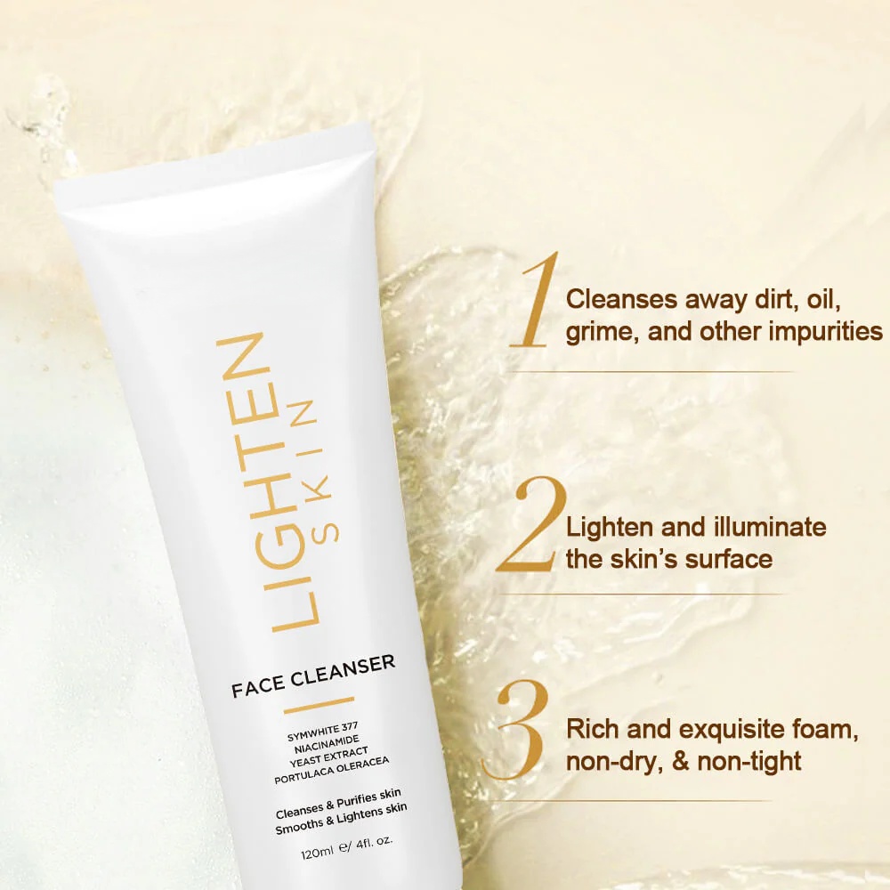 Oem Private Label Organic Whitening Facial Gel Cleanser Deep Cleansing Oil Control Moisturizer For All Skin Types