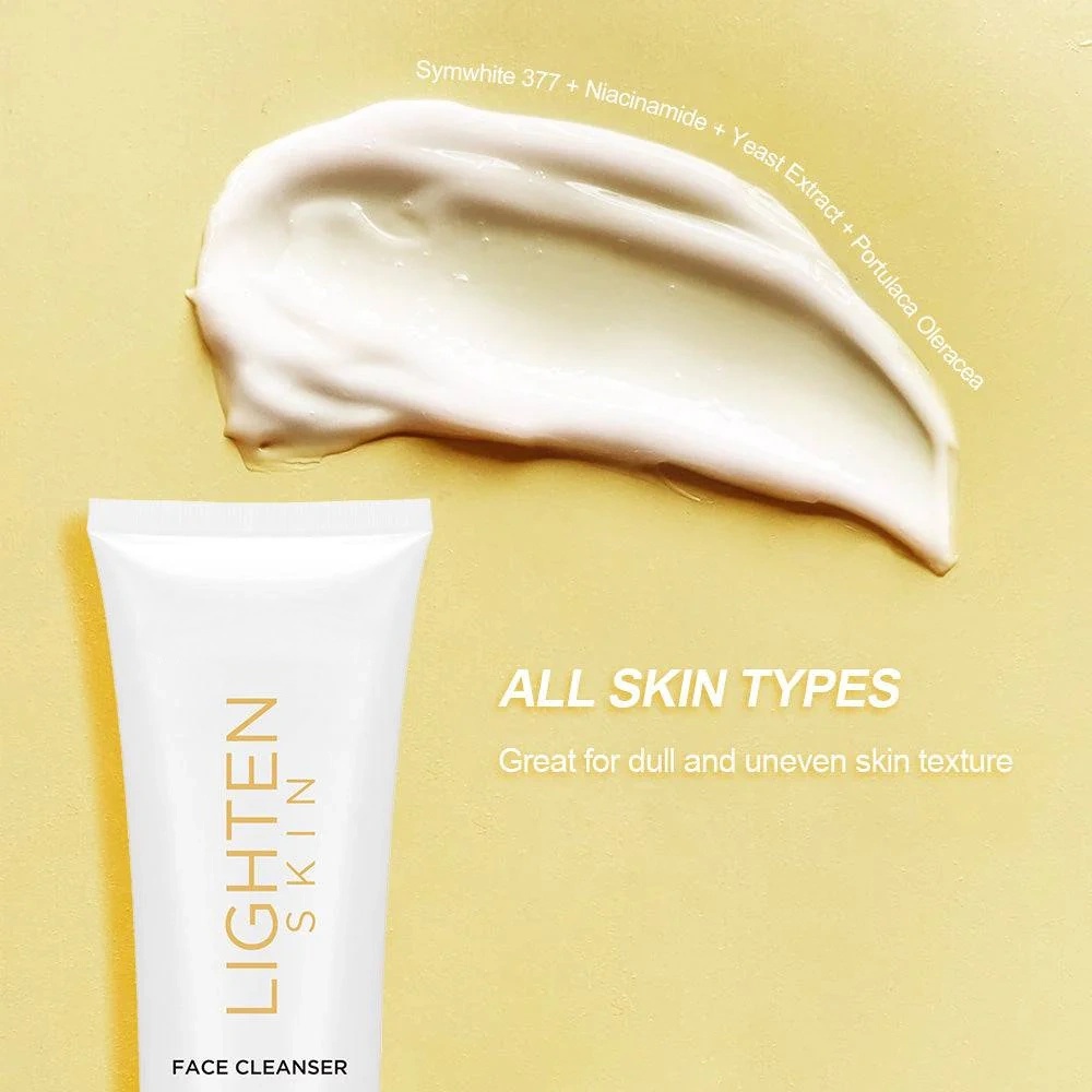 Oem Private Label Organic Whitening Facial Gel Cleanser Deep Cleansing Oil Control Moisturizer For All Skin Types