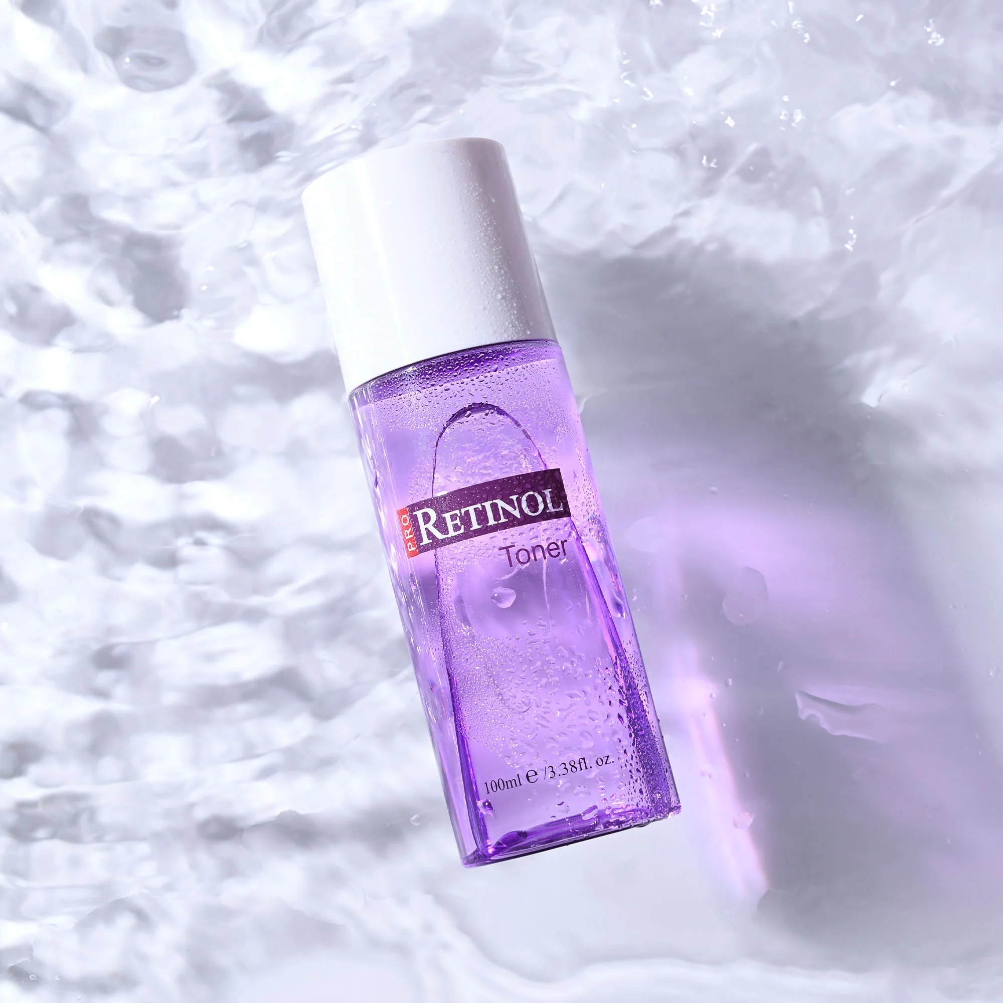 Private Label Luxury Organic Retinol Anti-aging Daily Use Facial Toner Peptides Hyaluronic Acid Panthenol Mineral Whitening Oily