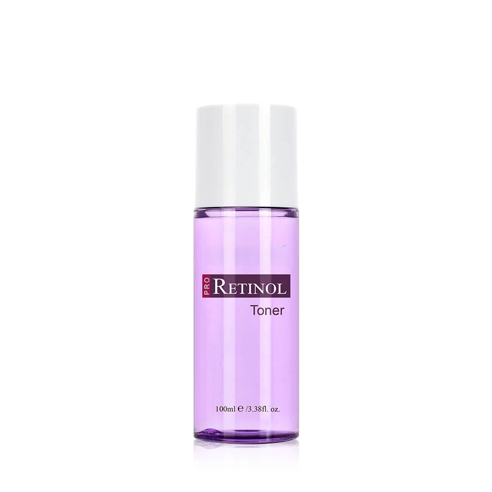Private Label Luxury Organic Retinol Anti-aging Daily Use Facial Toner Peptides Hyaluronic Acid Panthenol Mineral Whitening Oily