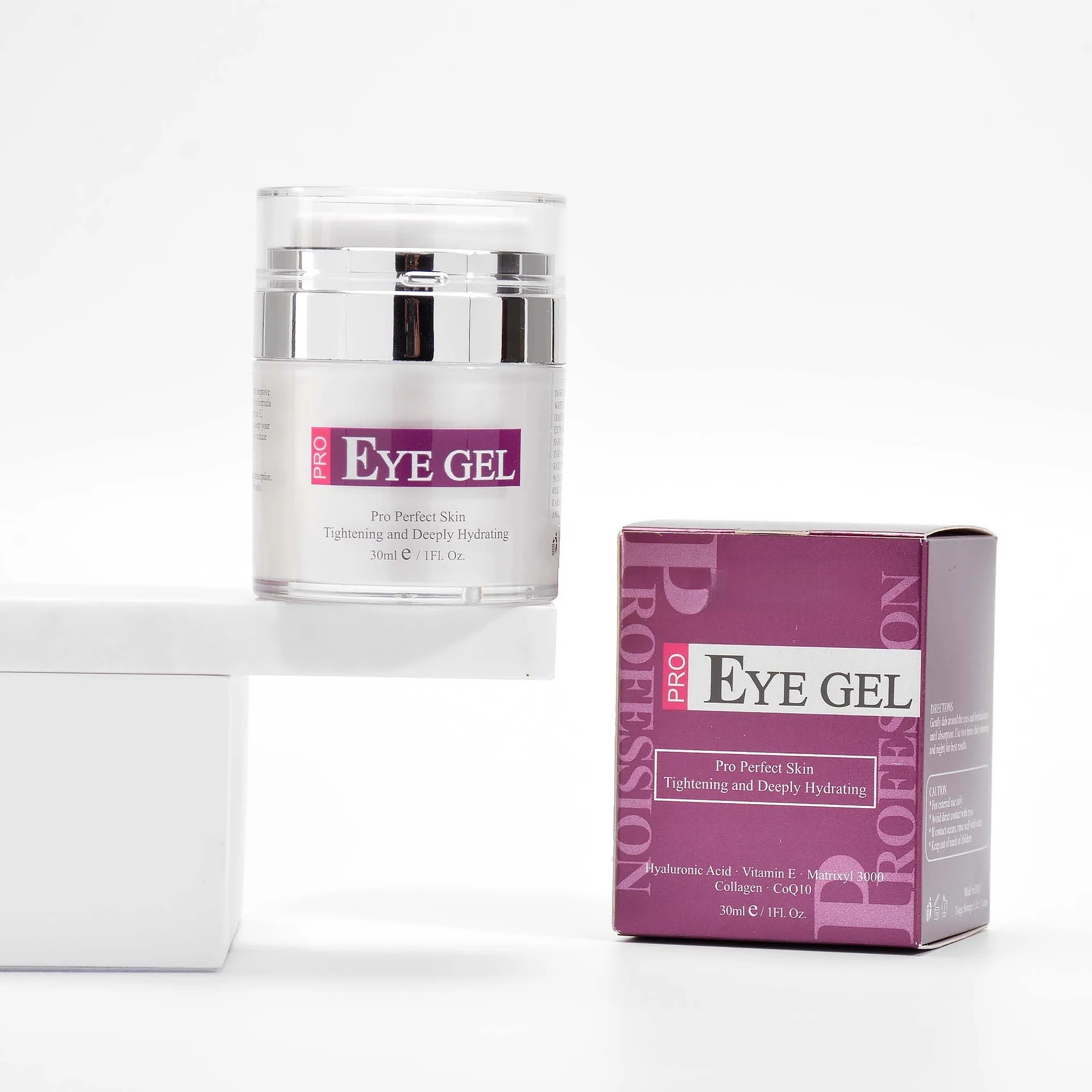 Oem Pro Eye Gel Cures Dark Circles Puffiness Crows Feet Anti-ageing Matrixyl 3000 Hyaluronic Acid Herbal All Skin Types