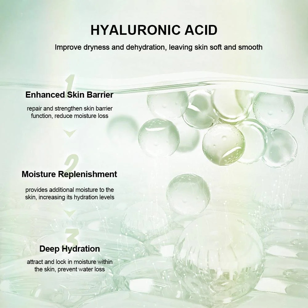 Oem Private Label Best Hyaluronic Acid Thirst Quenching Anti-aging Vegan Face Serum For All Skin Types Plumps & Hydrates