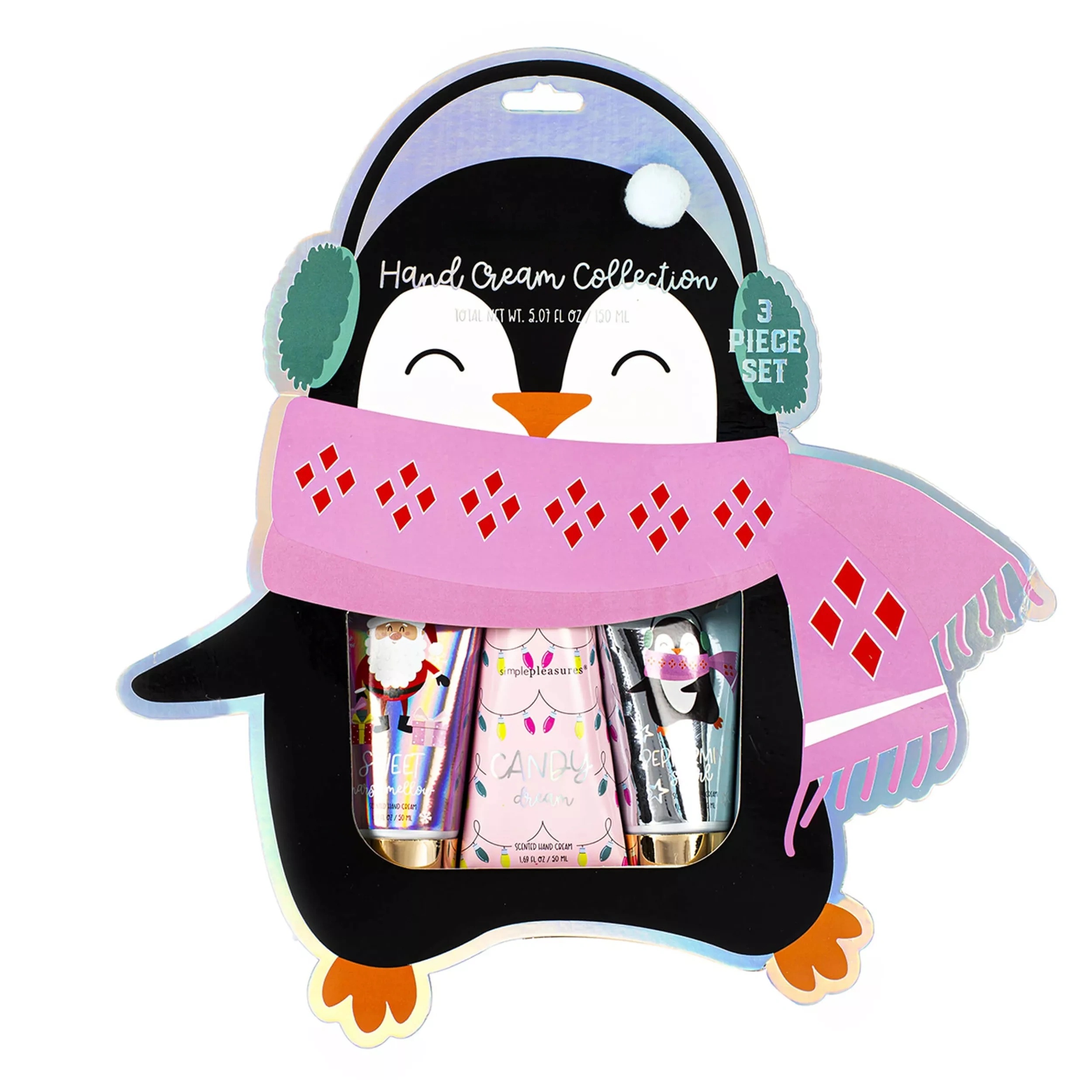 Oem Private Label Penguin Cute Natural Hand Cream Holiday Gift Set Christmas Moisturizing Whitening Honey Cream