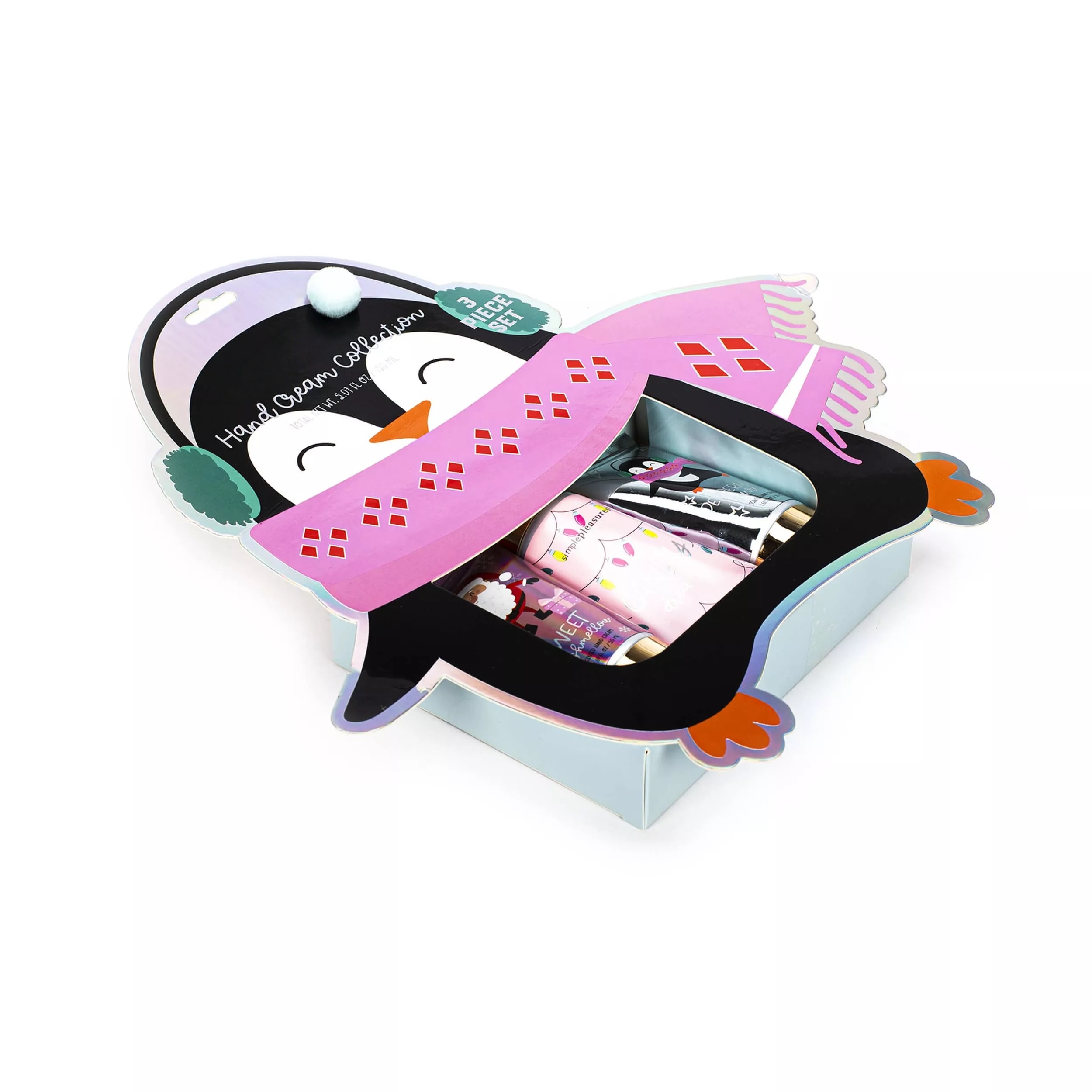 Oem Private Label Penguin Cute Natural Hand Cream Holiday Gift Set Christmas Moisturizing Whitening Honey Cream