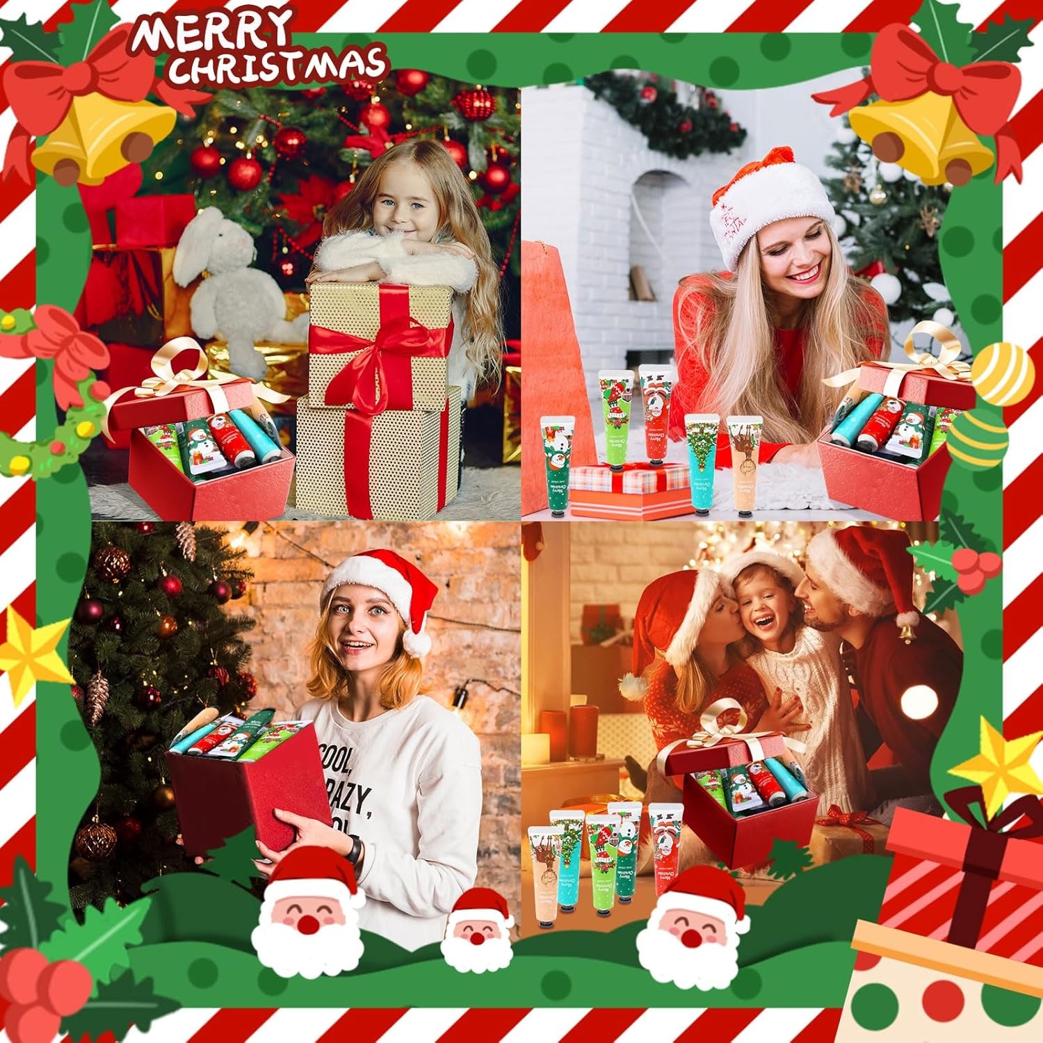 Oem Private Label Penguin Cute Natural Hand Cream Holiday Gift Set Christmas Moisturizing Whitening Honey Cream