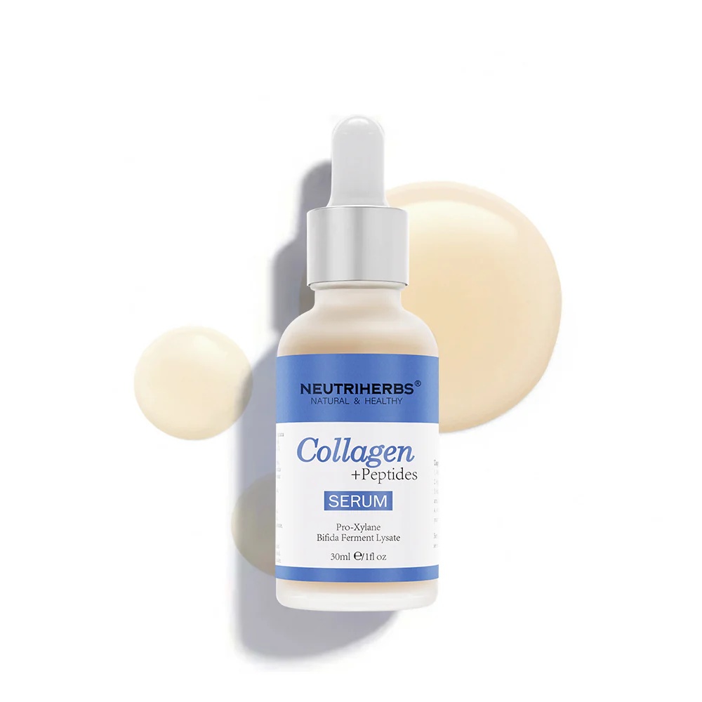 Oem Vegan Collagen Peptide Serum For Anti-aging Facial Treatment Fragrance-free Hyaluronic Acid Formula For Sensitive Skin 1 Oz